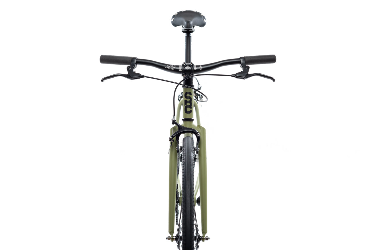 STATE BICYCLE CO. 4130 - Matte Olive (Fixed Gear / Single-Speed)