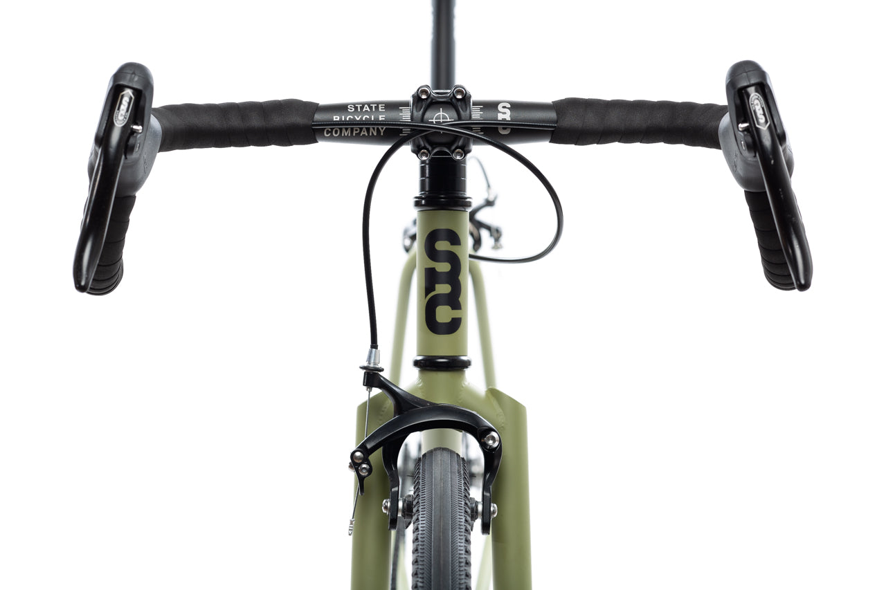 STATE BICYCLE CO. 4130 - Matte Olive (Fixed Gear / Single-Speed)
