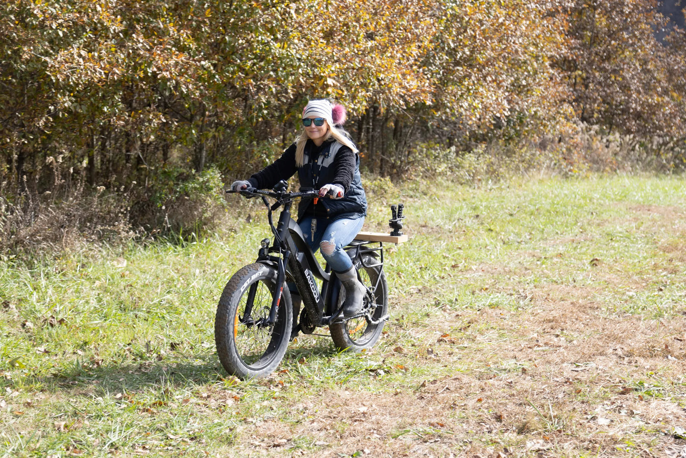 BAKCOU Flatlander Step-Through 75oW Mountain Fat Tire Electric Bike