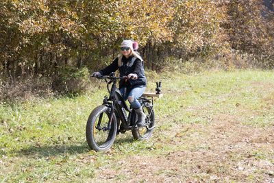 BAKCOU Flatlander Step-Through 75oW Mountain Fat Tire Electric Bike