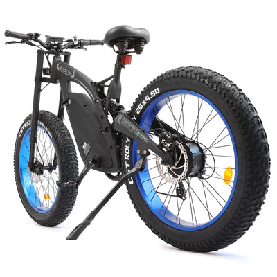 ECOTRIC 48v 17.6AH 1000W Big Fat Tire Ebike Bison-Matte Black