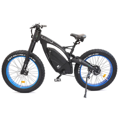 ECOTRIC 48v 17.6AH 1000W Big Fat Tire Ebike Bison-Matte Black