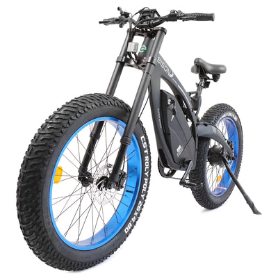 ECOTRIC 48v 17.6AH 1000W Big Fat Tire Ebike Bison-Matte Black