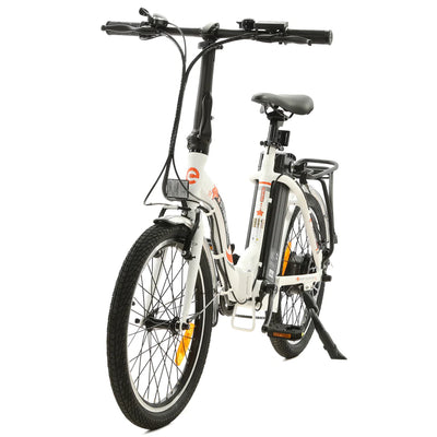 ECOTRIC BIKES UL Certified-Ecotric Starfish 20" Portable and Folding Electric Bike - White