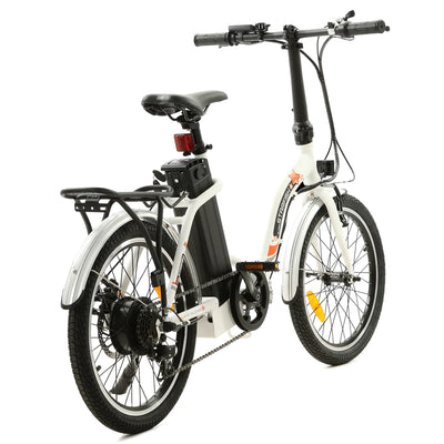 ECOTRIC BIKES UL Certified-Ecotric Starfish 20" Portable and Folding Electric Bike - White