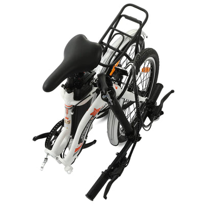 ECOTRIC BIKES UL Certified-Ecotric Starfish 20" Portable and Folding Electric Bike - White