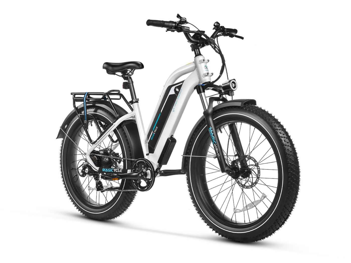 MAGICYCLE 52V 20Ah Cruiser Pro Mid Step-Thru Mountain Electric Bike