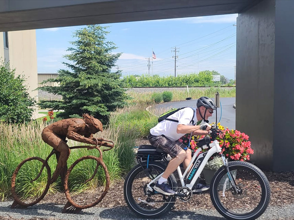 MAGICYCLE Jaguarundi 52V Folding Step-Thru Fat Tire Ebike