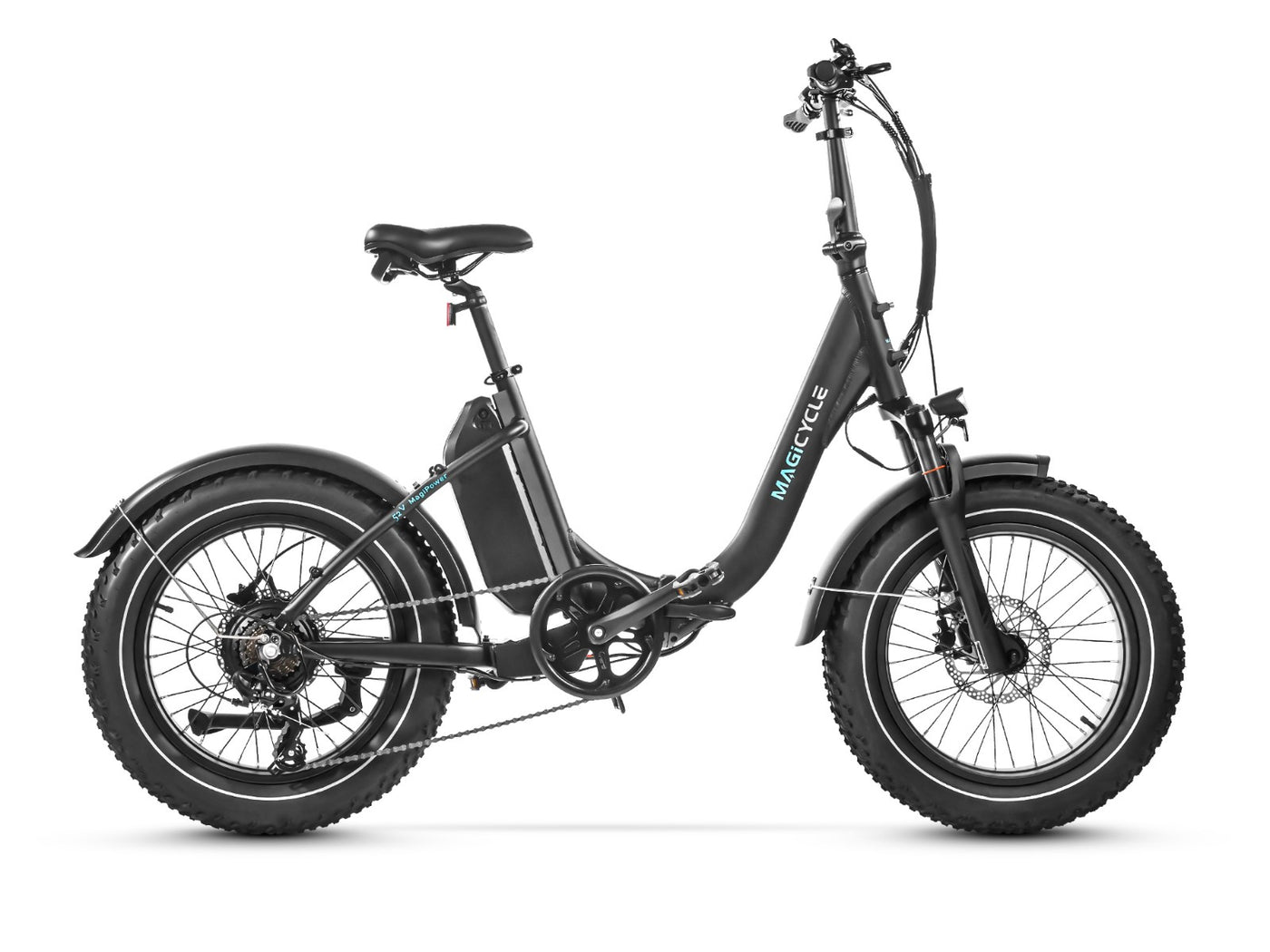MAGICYCLE Jaguarundi 52V Folding Step-Thru Fat Tire Ebike