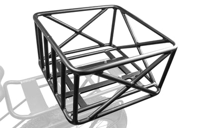 Rambo small basket mounted on a rear rack