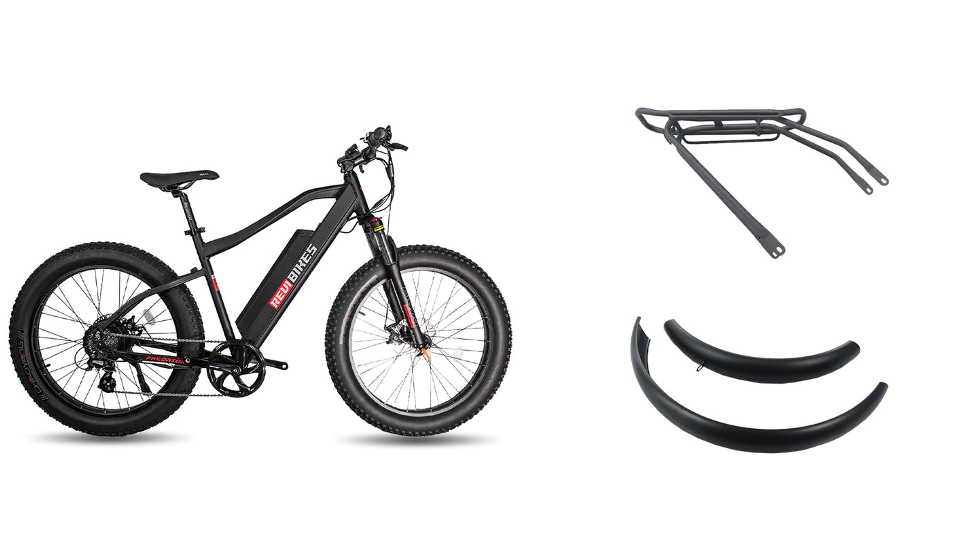 REVIBIKES Predator Front Suspension Electric Bike