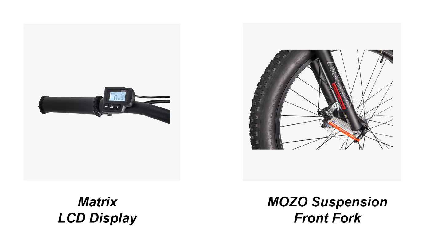 REVIBIKES Predator Front Suspension Electric Bike