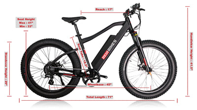 REVIBIKES Predator Front Suspension Electric Bike